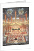 Fireworks and illumination on Juny 16, 1744 in Moscow, Mid of the 18th cen by Anonymous