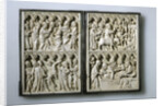 Ivory diptych with scenes from Life of Christ (Property of Queen Jadwiga of Poland), 14th century by Anonymous