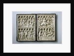 Ivory diptych with scenes from Life of Christ (Property of Queen Jadwiga of Poland), 14th century by Anonymous
