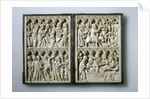 Ivory diptych with scenes from Life of Christ (Property of Queen Jadwiga of Poland), 14th century by Anonymous