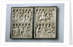 Ivory diptych with scenes from Life of Christ (Property of Queen Jadwiga of Poland), 14th century by Anonymous