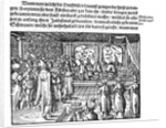 A Meal of Tsar (From Die Moskouitische Chronica by S. Herberstein), 1579 by Anonymous