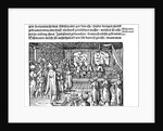 A Meal of Tsar (From Die Moskouitische Chronica by S. Herberstein), 1579 by Anonymous