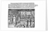 A Meal of Tsar (From Die Moskouitische Chronica by S. Herberstein), 1579 by Anonymous