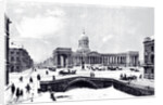 View of the Kazan Cathedral in Saint Petersburg, c. 1850 by Anonymous