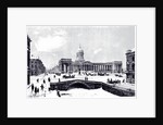View of the Kazan Cathedral in Saint Petersburg, c. 1850 by Anonymous