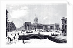View of the Kazan Cathedral in Saint Petersburg, c. 1850 by Anonymous