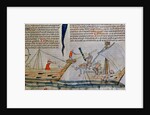 The naval Battle, ca 1340 by Anonymous