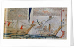 The naval Battle, ca 1340 by Anonymous