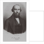Portrait of the composer Johann Friedrich Franz Burgmüller, c. 1840 by Anonymous