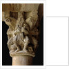 Detail of a capital in the cloister Sant Pere de Galligants, 12th century by Anonymous