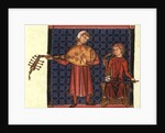 Two minstrels. Illustration from the codex of the Cantigas de Santa Maria, c. 1280 by Anonymous