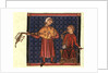 Two minstrels. Illustration from the codex of the Cantigas de Santa Maria, c. 1280 by Anonymous