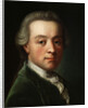 Portrait of the composer Wolfgang Amadeus Mozart (1756-1791) by Anonymous