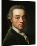 Portrait of the composer Wolfgang Amadeus Mozart (1756-1791) by Anonymous