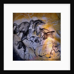Painting in the Chauvet cave, 32,000-30,000 BC by Art of the Upper Paleolithic