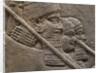 King Ashurnasirpal II during a royal lion hunt, 7th cen. BC by Assyrian Art