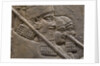 King Ashurnasirpal II during a royal lion hunt, 7th cen. BC by Assyrian Art