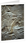 Ashurbanipal at the Battle of Til-Tuba, 650-620 BC by Assyrian Art