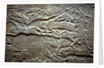 Ashurbanipal at the Battle of Til-Tuba, 650-620 BC by Assyrian Art
