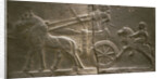 Chariot and cavalryman, 8th cen. BC by Assyrian Art