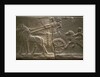 Chariot and cavalryman, 8th cen. BC by Assyrian Art