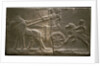 Chariot and cavalryman, 8th cen. BC by Assyrian Art