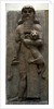 Hero Gilgamesh mastering a lion, 722-705 BC by Assyrian Art