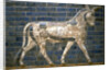 The Ishtar Gate, Babylon. Relief of bull, 6th century BC by Assyrian Art