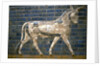 The Ishtar Gate, Babylon. Relief of bull, 6th century BC by Assyrian Art