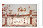 Detail of decoration in the Domus Aurea in Rome, 64-68 AC by Classical Antiquities