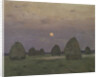 Twilight. The haystacks, 1899 by Isaak Ilyich Levitan