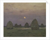 Twilight. The haystacks, 1899 by Isaak Ilyich Levitan