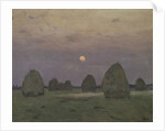 Twilight. The haystacks, 1899 by Isaak Ilyich Levitan