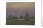 Twilight. The haystacks, 1899 by Isaak Ilyich Levitan