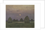 Twilight. The haystacks, 1899 by Isaak Ilyich Levitan