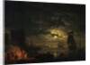 The Port of Palermo in the Moonlight, 1769 by Claude Joseph Vernet