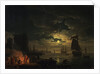 The Port of Palermo in the Moonlight, 1769 by Claude Joseph Vernet