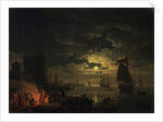 The Port of Palermo in the Moonlight, 1769 by Claude Joseph Vernet
