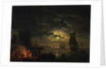 The Port of Palermo in the Moonlight, 1769 by Claude Joseph Vernet