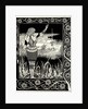 Arthur Learns of the Sword Excalibur. Illustration to the book Le Morte dArthur by Sir Thomas Mal by Aubrey Beardsley