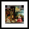 The Isenheim Altarpiece. Central panel: Concert of Angels and Nativity, 1506-1515 by Matthias Grünewald