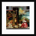 The Isenheim Altarpiece. Central panel: Concert of Angels and Nativity, 1506-1515 by Matthias Grünewald