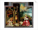 The Isenheim Altarpiece. Central panel: Concert of Angels and Nativity, 1506-1515 by Matthias Grünewald