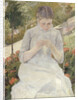 Young Woman Sewing in the Garden, 1880-1882 by Mary Cassatt