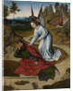 The Last Supper altarpiece: Elijah in the wilderness (right wing), 1464-1468 by Dirk Bouts