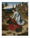 The Last Supper altarpiece: Elijah in the wilderness (right wing), 1464-1468 by Dirk Bouts