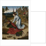The Last Supper altarpiece: Elijah in the wilderness (right wing), 1464-1468 by Dirk Bouts