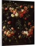 Madonna surrounded by flowers, 1662 by Frans Ykens