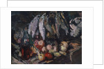 Fish, vine and fruits, 1916 by Konstantin Alexeyevich Korovin